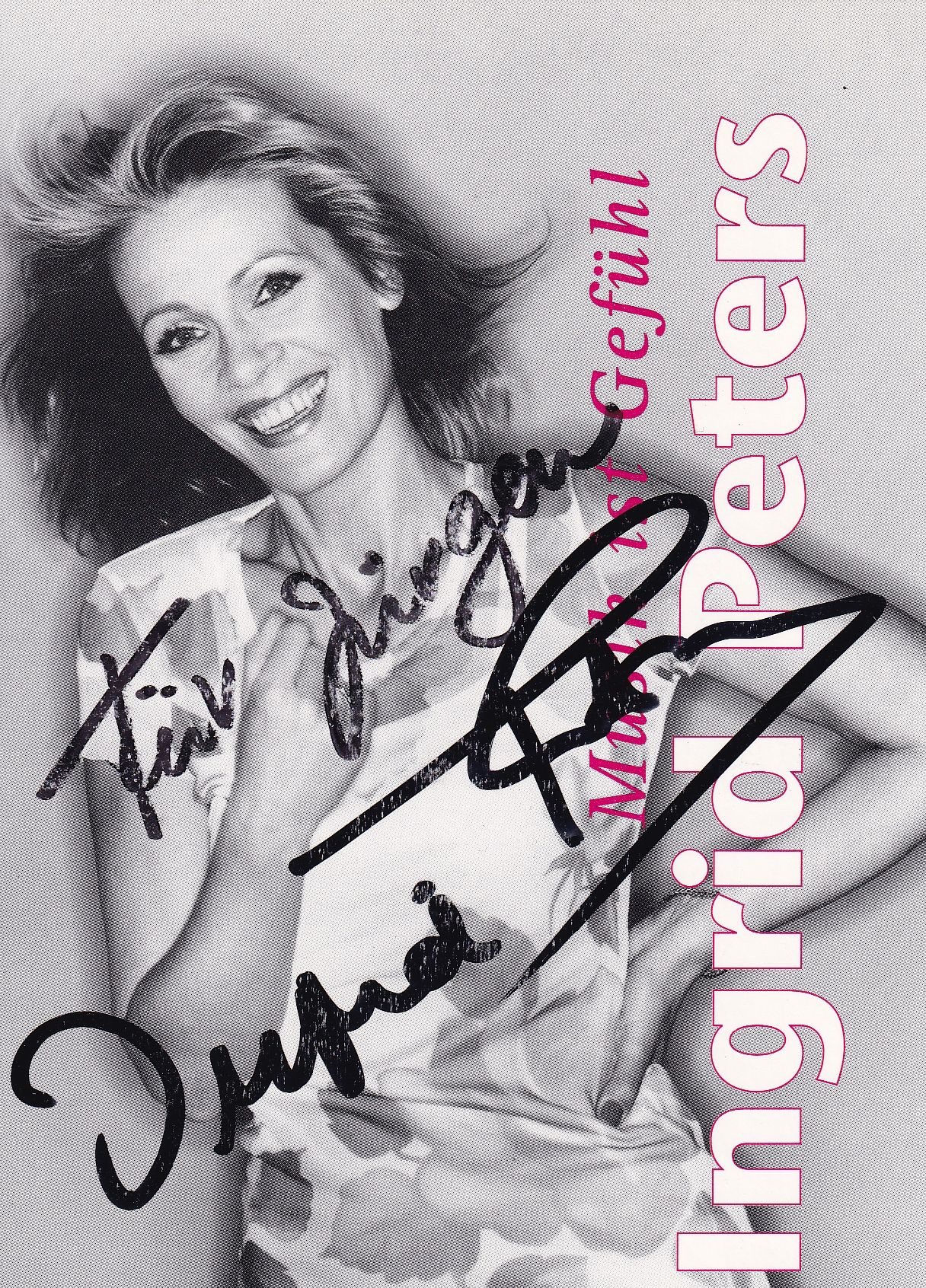 Autogramm Schlager | Ingrid PETERS | 2000 "Musik Ist Gefühl"