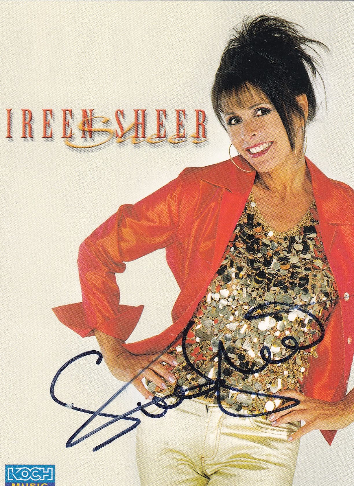 Autogramm Schlager | Ireen SHEER | 2001 "Zeitlos" (Portrait Color Koch)