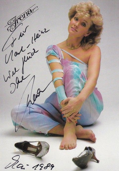 Autogramm Schlager | IRENA | 1980er (Portrait Color)