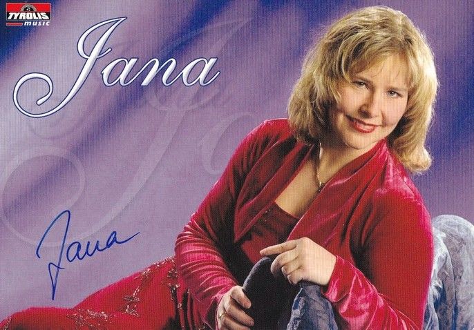 Autogramm Volksmusik | JANA | 2000er (Portrait Color) Tyrolis
