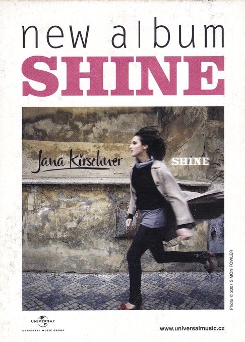 Autogramm Pop (Slowakei) | Jana KIRSCHNER | 2007 "Shine" (Universal)