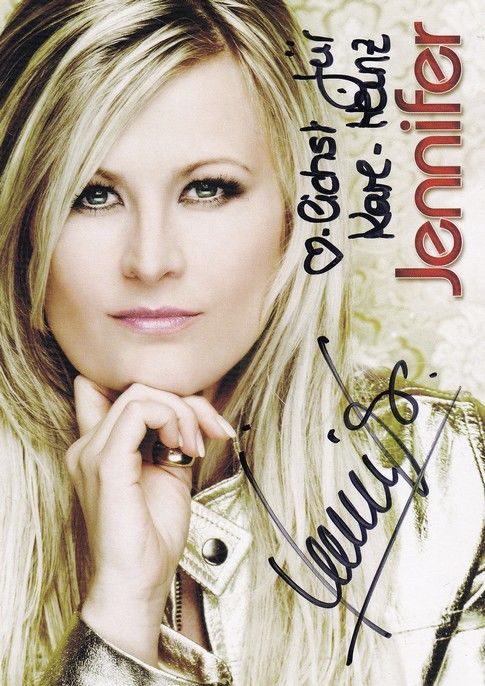 Autogramm Schlager | JENNIFER Pacha | 2008 "Ich Flieg Mit Dir" (Sony BMG)