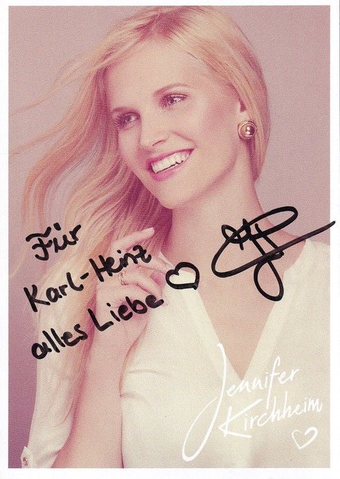 Autogramm Schlager | Jennifer KIRCHHEIM | 2014 "Herzenshaus" (Sony)