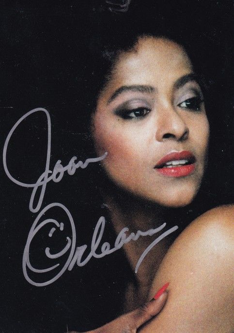 Autogramm Pop (USA) | Joan ORLEANS | 1989 "With You Or Never" (Intercord)
