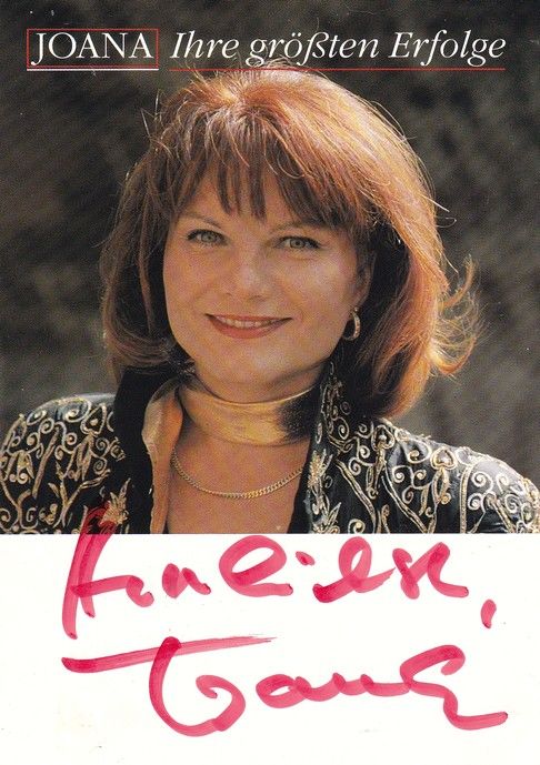Autogramm Chanson | JOANA Emetz | 1993 "Ihre Grössten Erfolge" (Intercord)