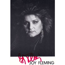 Autogramm Schlager | Joy FLEMING | 1990er (Portrait SW)