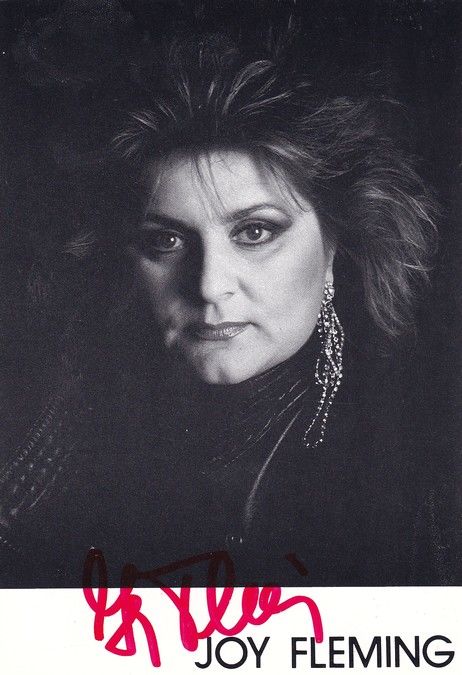 Autogramm Schlager | Joy FLEMING | 1990er (Portrait SW)
