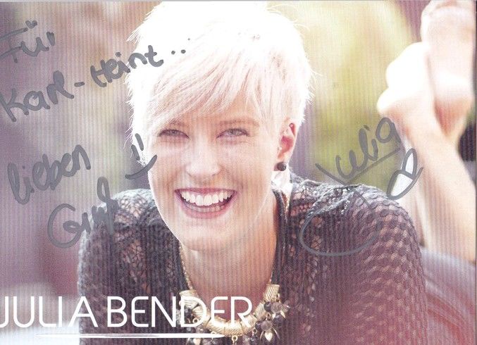 Autogramm Schlager | Julia BENDER | 2017 "Du Und Ich" (Pulsschlag)