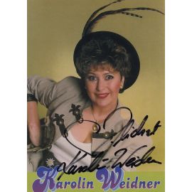 Autogramm Volksmusik | Karolin WEIDNER | 1990er (Portrait Color) Simon