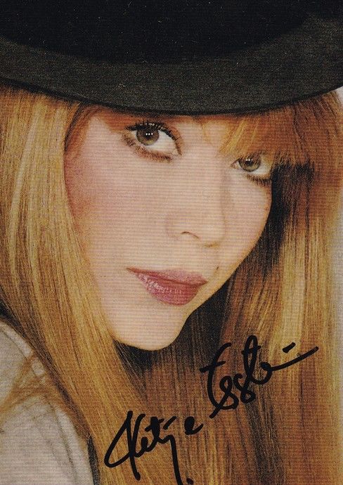 Autogramm Schlager | Katja EBSTEIN | 1990er (Portrait Color)