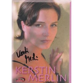 Autogramm Schlager | Kerstin MERLIN | 2000 "Mann Oh Mann" (Toi DA)