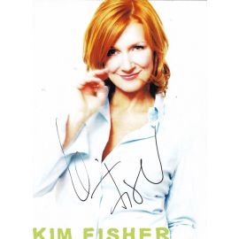 Autogramm Musik / TV | Kim FISHER | 2008 (Portrait Color) 90 Tage HPR