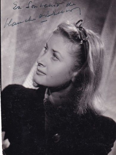 Autogramm Film (Frankreich) | Blanchette BRUNOY | 1940er (Portrait SW)