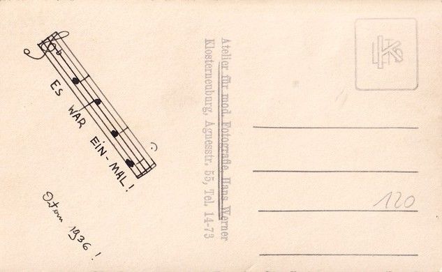Autogramm Film / Musik (?) | XXX H. Mutzl | 1936 (Portrait SW)