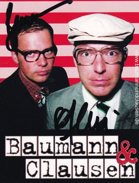 Autogramme Comedy | BAUMANN + CLAUSEN | 2010er (Portrait Color) 2