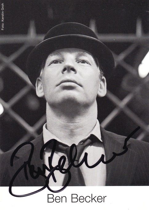 Autogramm Schauspieler | Ben BECKER | 2003 (Portrait SW) Berlin Alexanderplatz