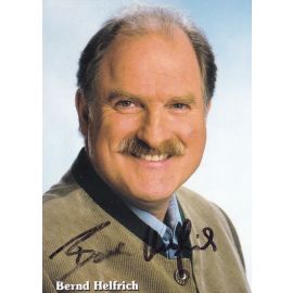 Autogramm Schauspieler | Bernd HELFRICH | 2000er (Portrait Color) Sessner