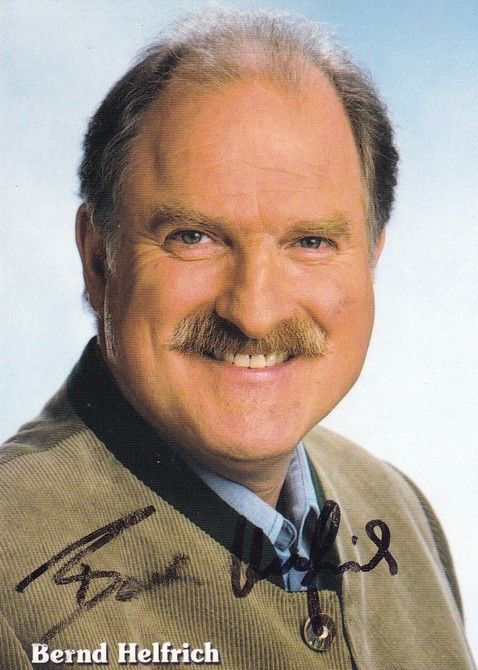 Autogramm Schauspieler | Bernd HELFRICH | 2000er (Portrait Color) Sessner