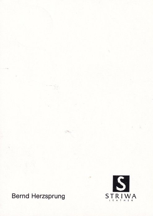 Autogramm Schauspieler | Bernd HERZSPRUNG | 1990er (Portrait Color Striwa) 2