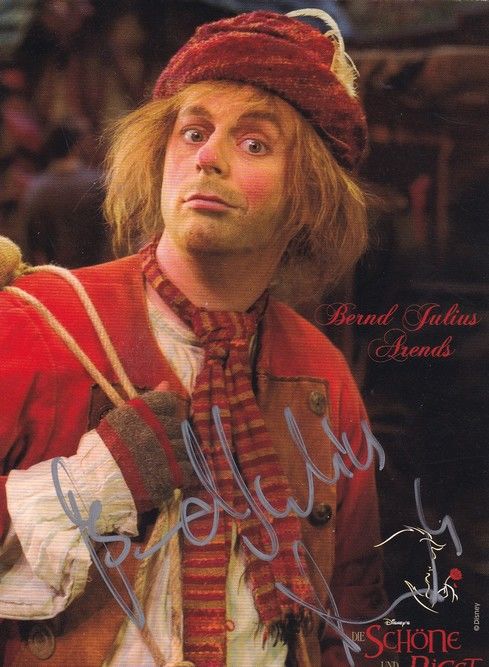 Autogramm Musical | Bernd Julius ARENDS | 2000er "Schöne Und Biest" (Spielszene Color)