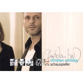 Autogramm Schauspieler | Christian SCHODOS | 2010er (Collage Color) 