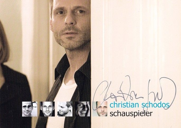 Autogramm Schauspieler | Christian SCHODOS | 2010er (Collage Color) 