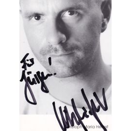 Autogramm Schauspieler | Christoph Maria HERBST | 2000er (Portrait SW) Hörnig 2