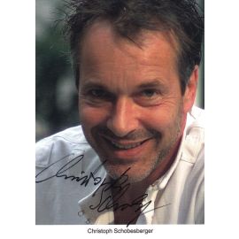 Autogramm Schauspieler | Christoph SCHOBESBERGER | 2000er (Portrait Color) Schumann