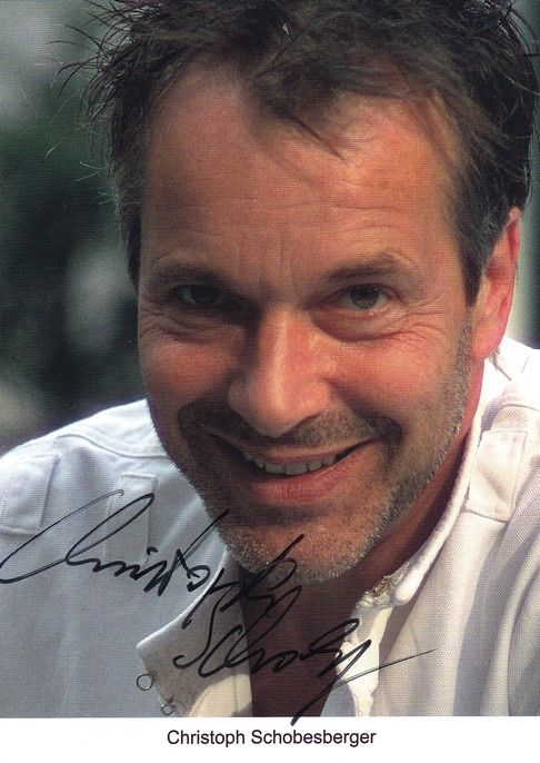 Autogramm Schauspieler | Christoph SCHOBESBERGER | 2000er (Portrait Color) Schumann