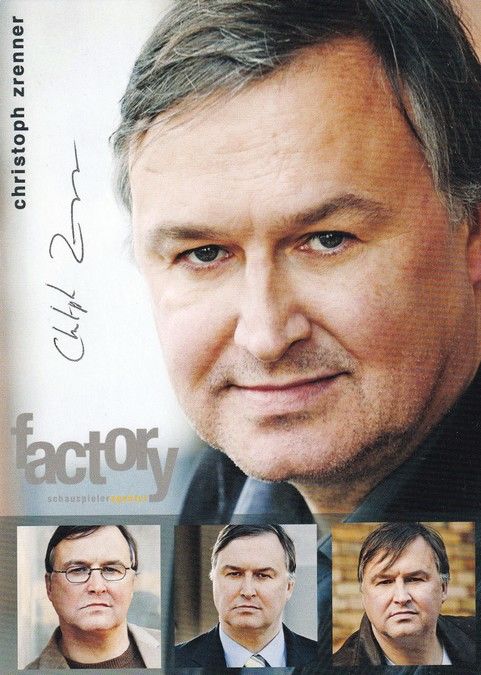 Autogramm Schauspieler | Christoph ZRENNER | 2010er (Collage Color) Factory