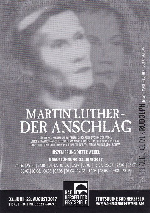 Autogramm Schauspieler | Claude-Oliver RUDOLPH | 2017 (Portrait Color) Martin Luther