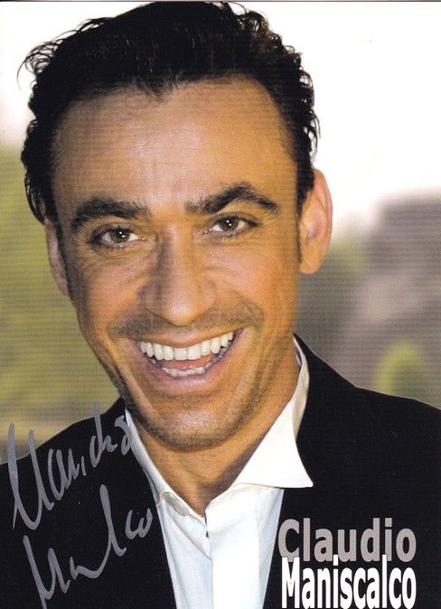 Autogramm Schauspieler | Claudio MANISCALCO | 2000er (Portrait Color) Website