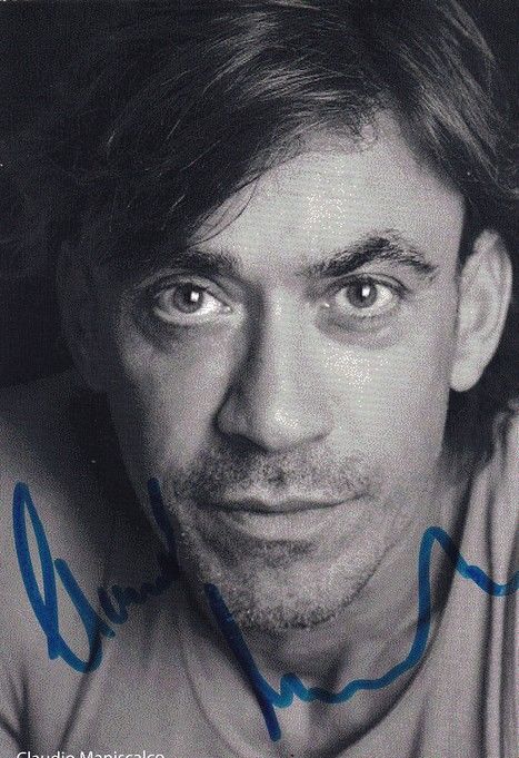 Autogramm Schauspieler | Claudio MANISCALCO | 2013 (Portrait SW) Jedermann