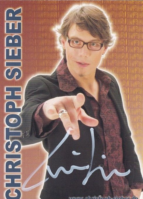 Autogramm Kabarett | Christoph SIEBER | 2010er (Portrait Color) Null Problemo