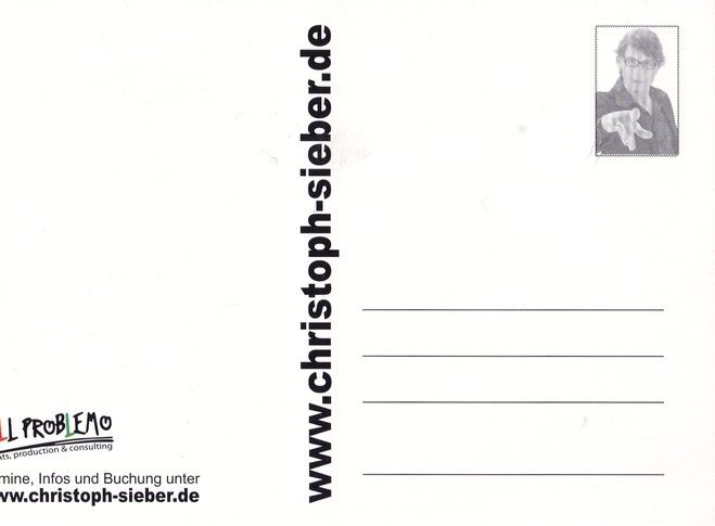 Autogramm Kabarett | Christoph SIEBER | 2010er (Portrait Color) Null Problemo