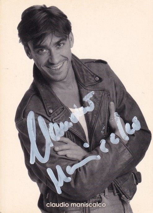 Autogramm Schauspieler | Claudio MANISCALCO | 2000er (Portrait SW) Treder