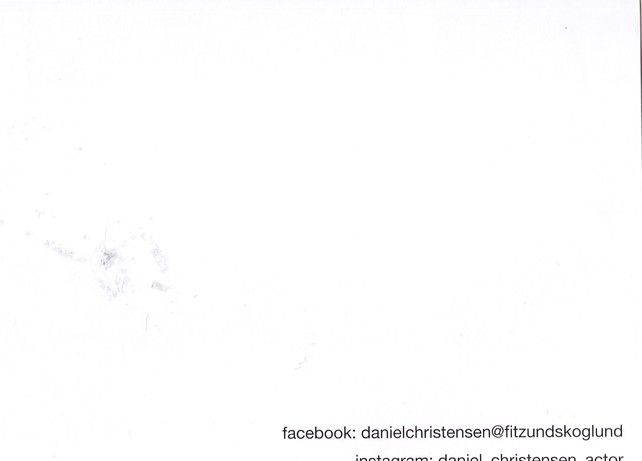 Autogramm Schauspieler | Daniel CHRISTENSEN | 2010er (Portrait SW)