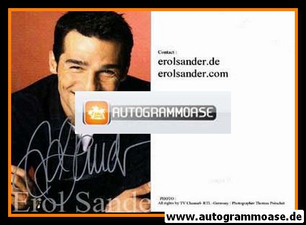 Autogramm Schauspieler | Erol SANDER | 2000er (Portrait Color) Pritschet
