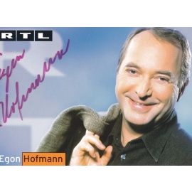 Autogramm TV | RTL | Egon HOFMANN | 1990er "Hinter Gittern" (Portrait Color Erhard)