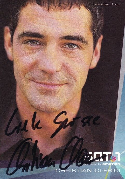 Autogramm TV | SAT1 | Christian CLERICI | 2000er "Quiz Show" (Grimm)