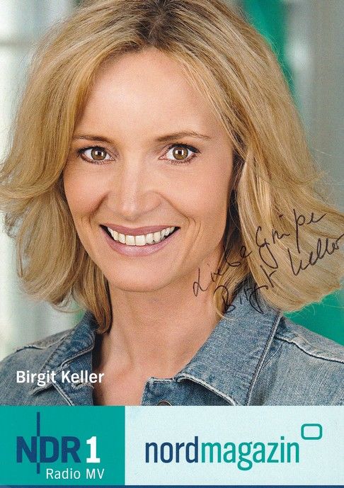Autogramm Radio | NDR1 MV | Birgit KELLER | 2016 "Nordmagazin" (Garrels)