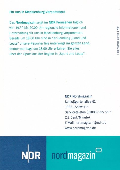 Autogramm TV | NDR | Birgit MÜLLER | 2010er "Nordmagazin" (Garrels)