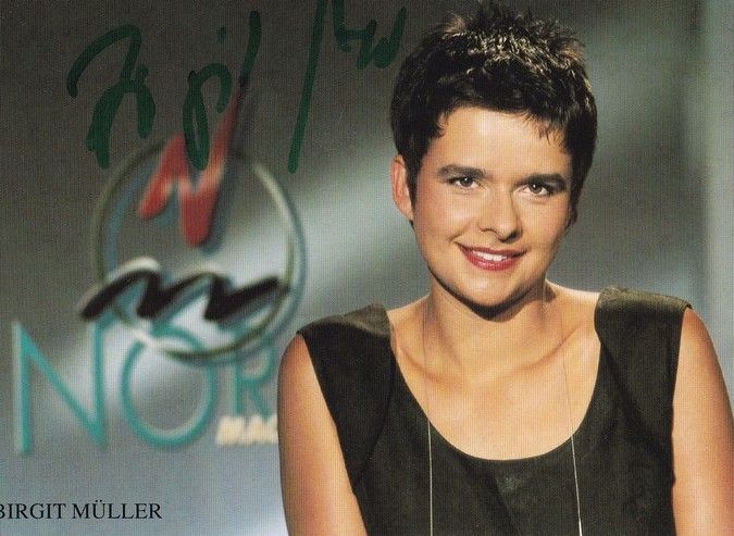 Autogramm TV | NDR | Birgit MÜLLER | 1990er "Nordmagazin" (Rüdel Mundry)