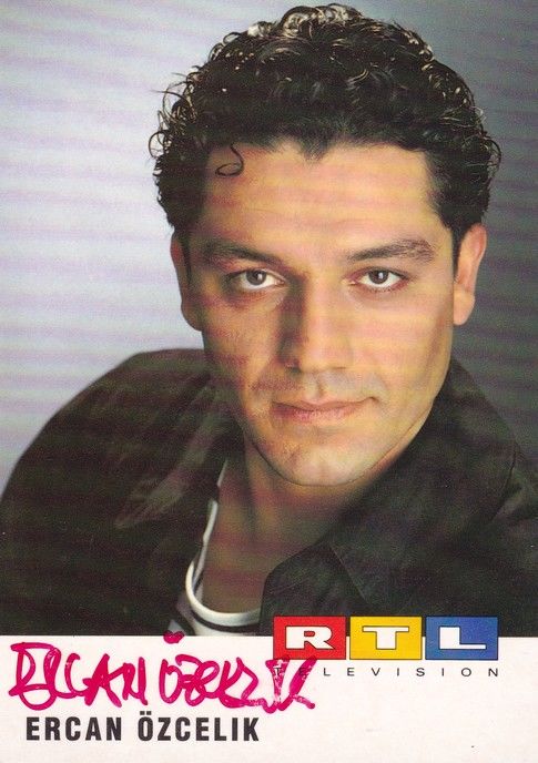 Autogramm TV | RTL | Ercan ÖZCELIK | 1990er (Portrait Color) Kuhröber