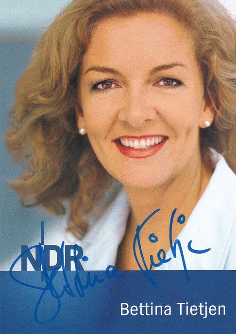 Autogramm TV | NDR | Bettina TIETJEN | 2000er "Das!" (Isenberg)