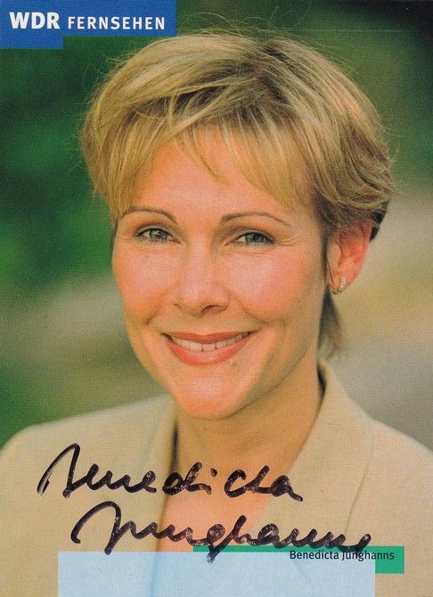 Autogramm TV | WDR | Benedicta JUNGHANNS | 2000er (Portrait Color) Seip