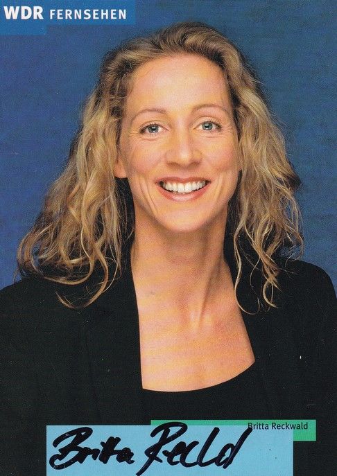 Autogramm TV | WDR | Britta RECKWALD | 2000er (Portrait Color) Fürst