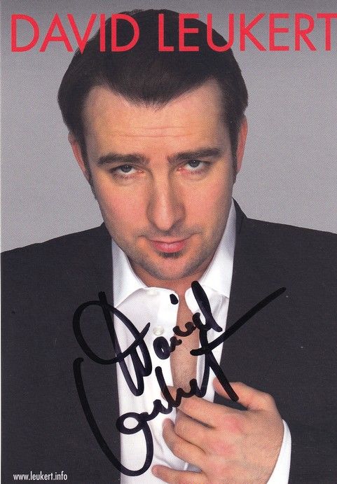 Autogramm Comedy | David LEUKERT | 2008 "Männer Und Kinder Zuerst"