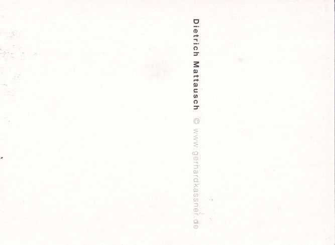 Autogramm Schauspieler | Dietrich MATTAUSCH | 2000er (Portrait Color) Kassner