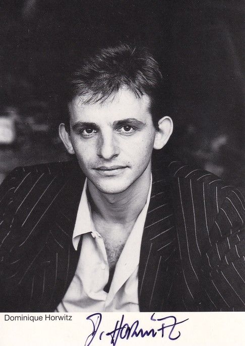 Autogramm Schauspieler | Dominique HORWITZ | 1990er (Portrait SW Rüdel) Rakete